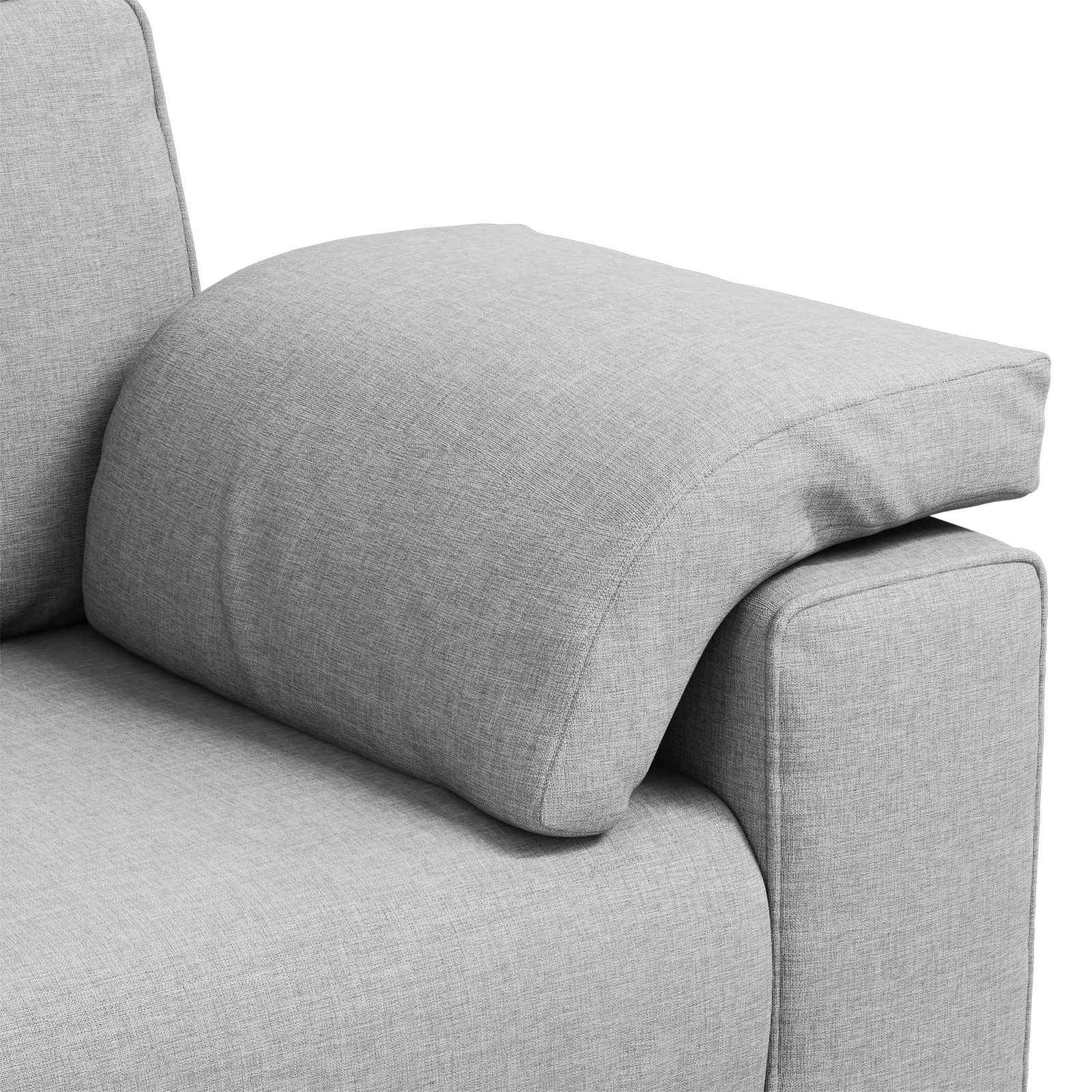 Loveseat Wolkengrijs 160 cm Stof