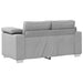 Loveseat Wolkengrijs 160 cm Stof