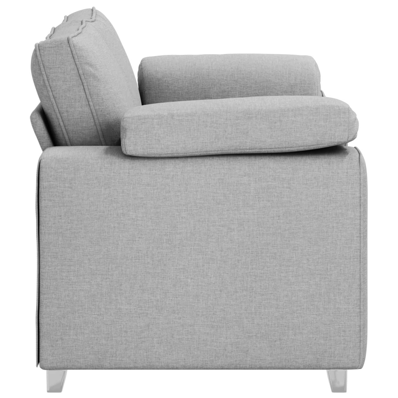 Loveseat Wolkengrijs 160 cm Stof