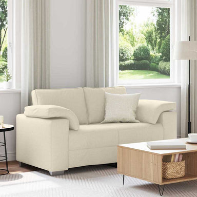 2-Zits Sofa Beige 160 cm Linnen-mix stof