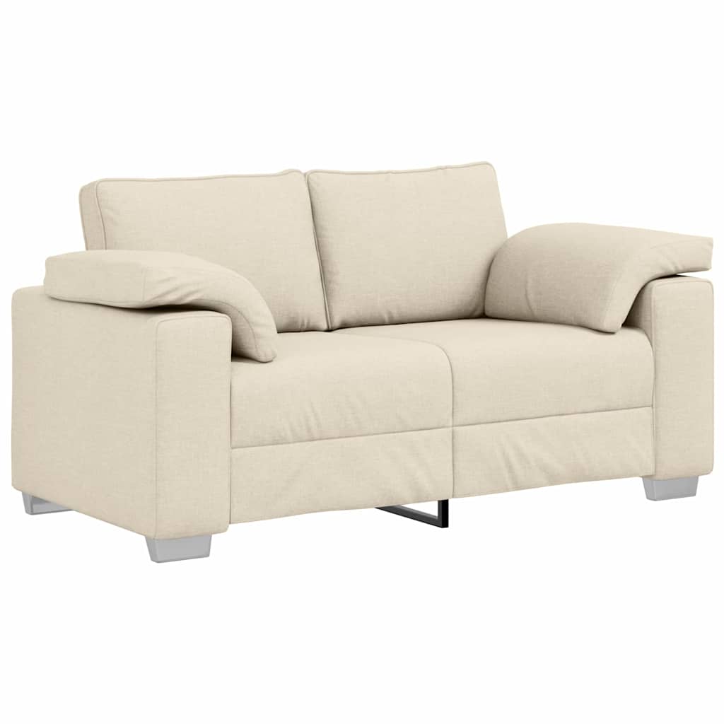 2-Zits Sofa Beige 160 cm Linnen-mix stof