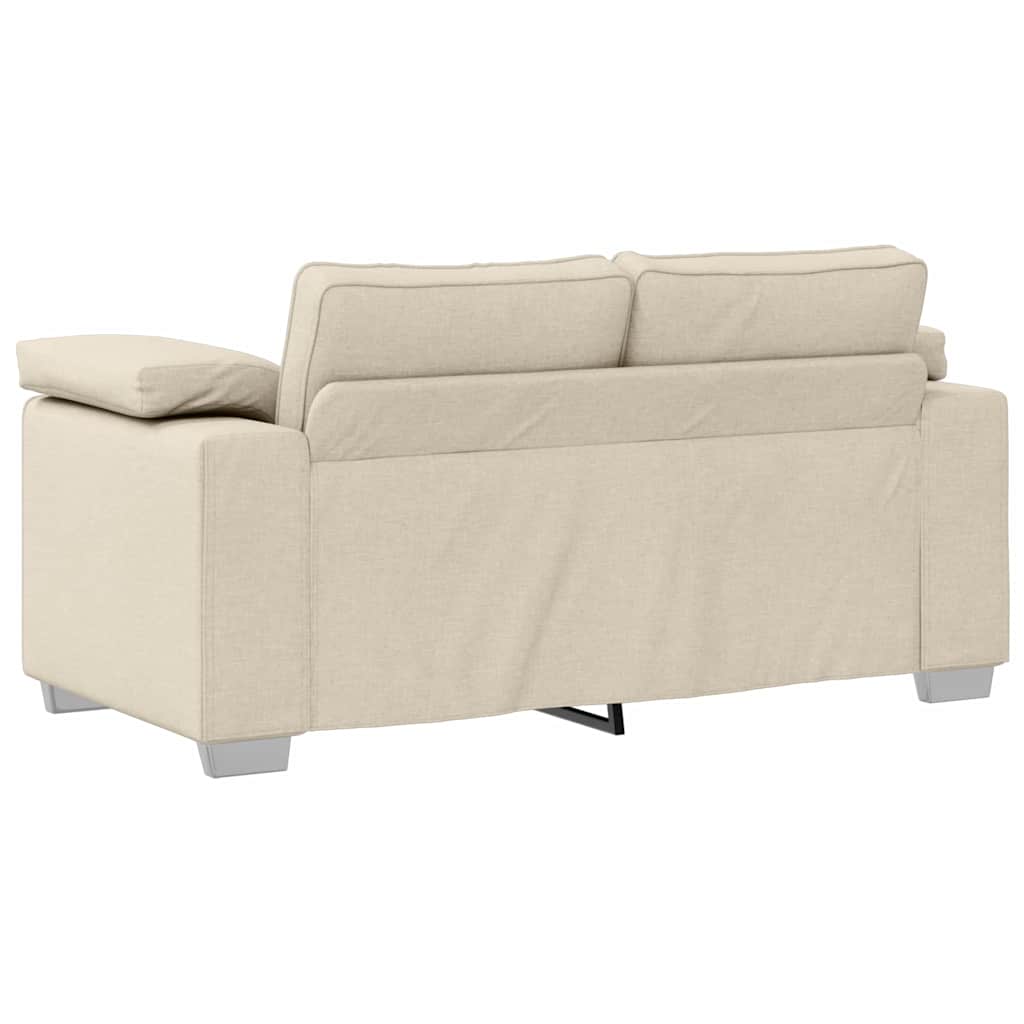 2-Zits Sofa Beige 160 cm Linnen-mix stof