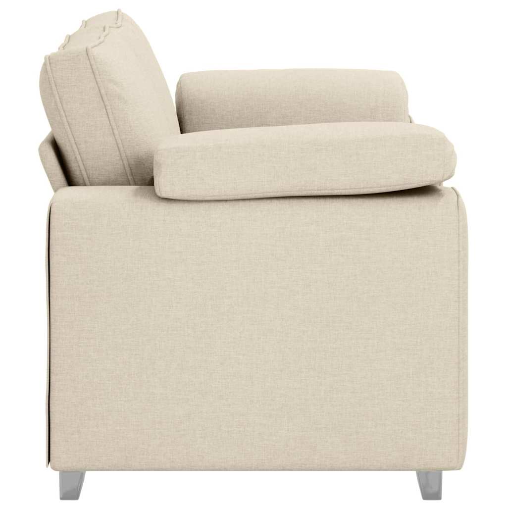 2-Zits Sofa Beige 160 cm Linnen-mix stof