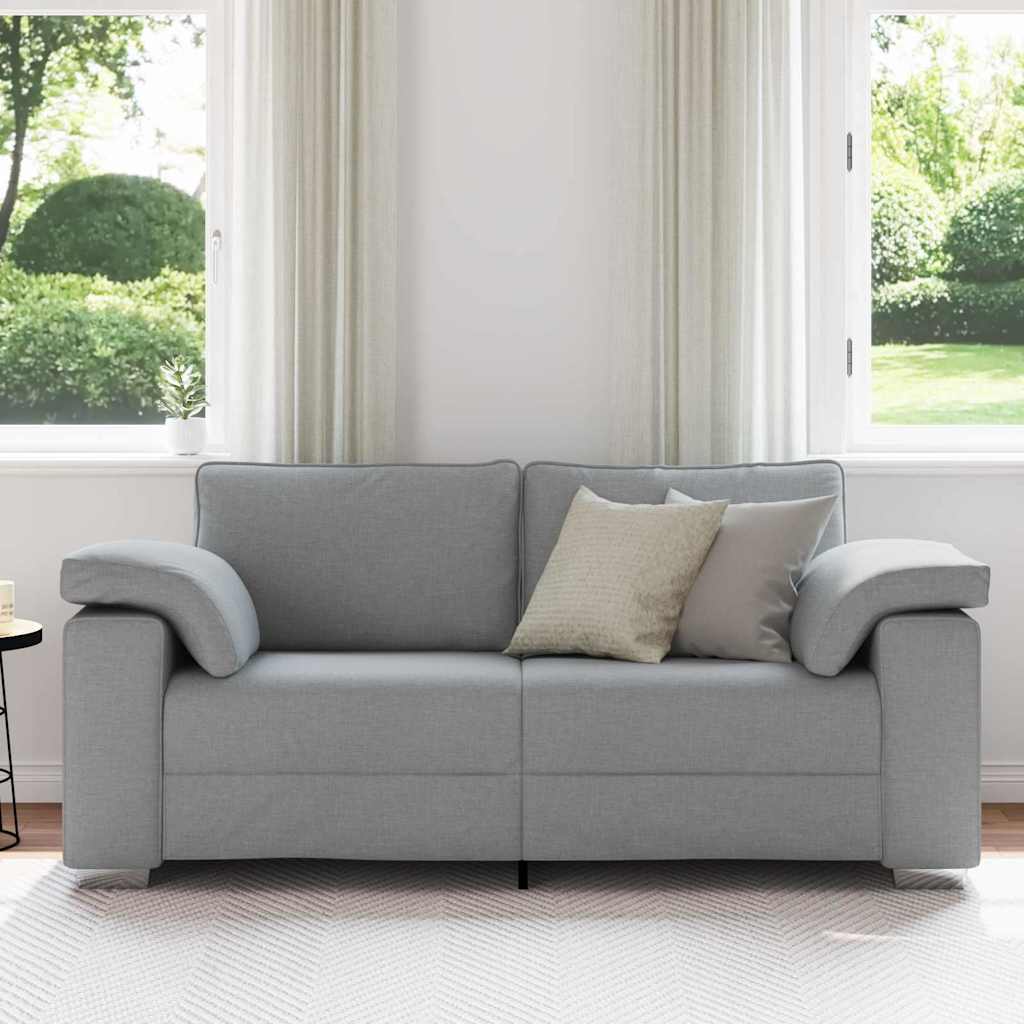 Loveseat Lichtgrijs 180 cm Stof