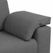 Loveseat Donkergrijs 180 cm Stof