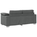Loveseat Donkergrijs 180 cm Stof