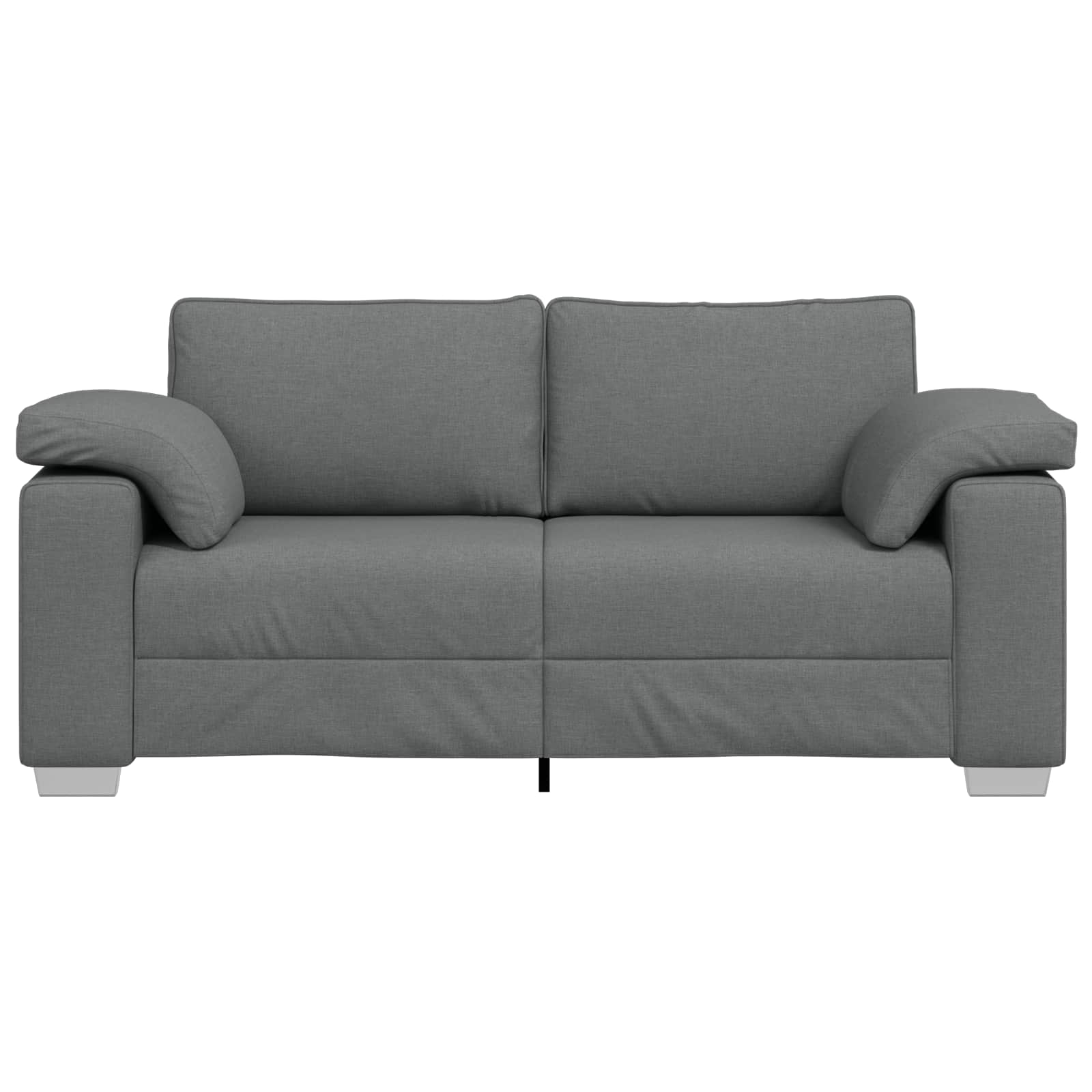 Loveseat Donkergrijs 180 cm Stof