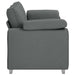 Loveseat Donkergrijs 180 cm Stof