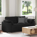 Loveseat Zwart 180 cm Stof
