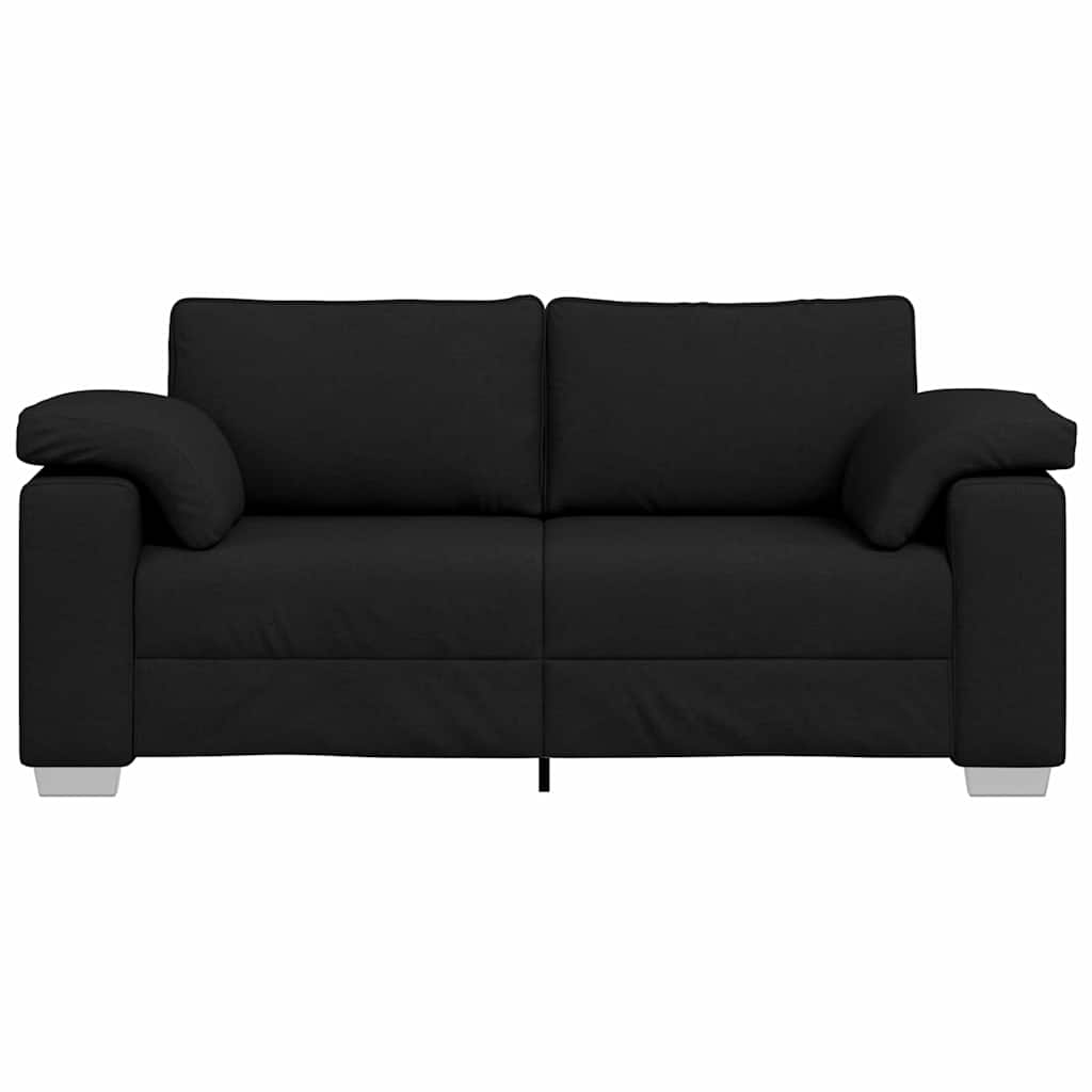 Loveseat Zwart 180 cm Stof