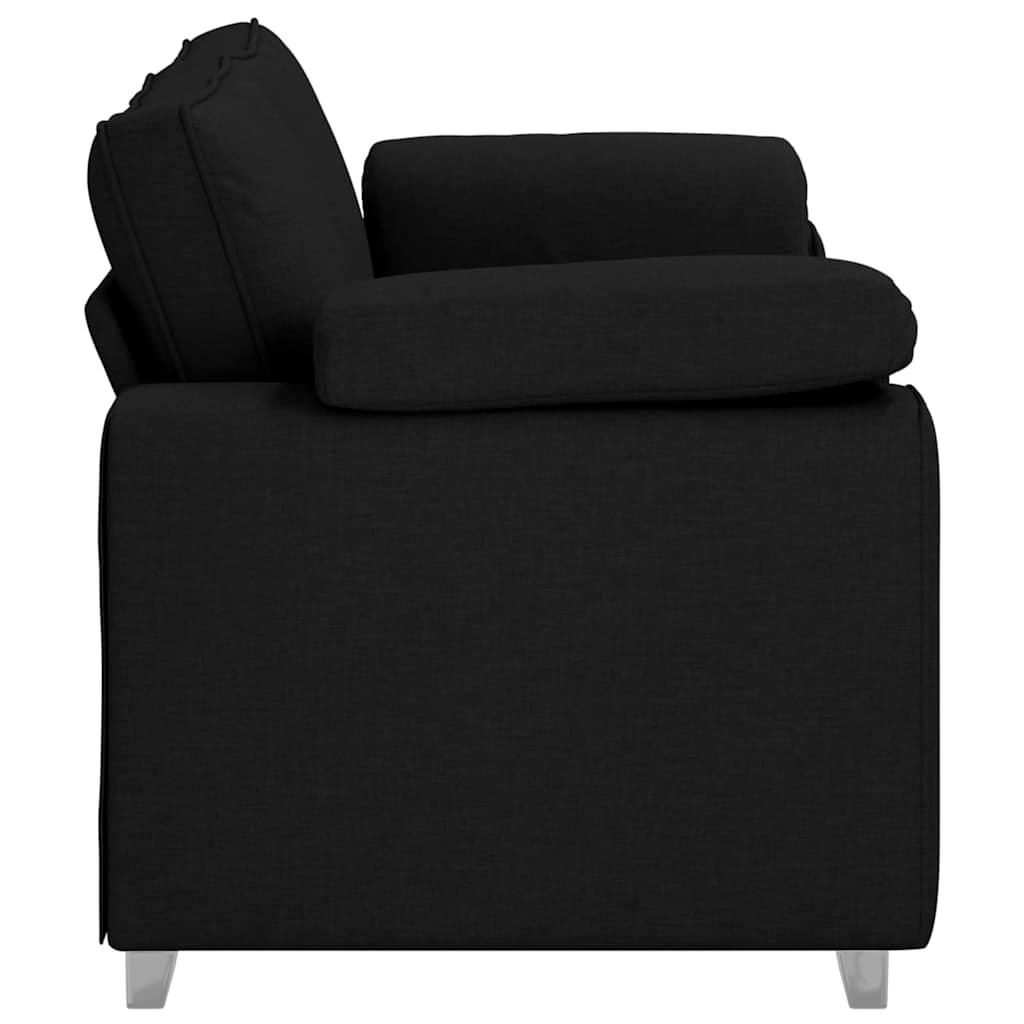 Loveseat Zwart 180 cm Stof