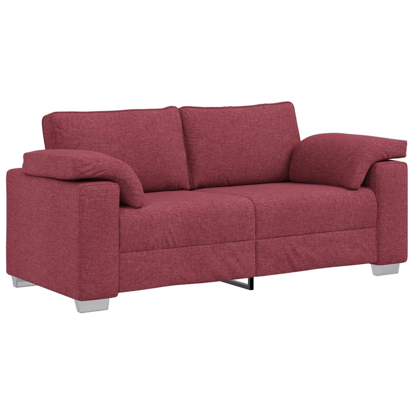 Loveseat Wijnrood 180 cm Stof