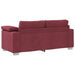 Loveseat Wijnrood 180 cm Stof