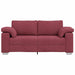 Loveseat Wijnrood 180 cm Stof