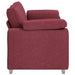 Loveseat Wijnrood 180 cm Stof