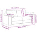Loveseat Bruin 180 cm Stof