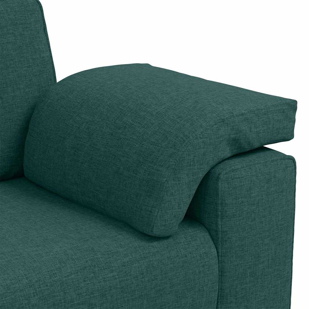 Loveseat Donkergroen 180 cm Stof