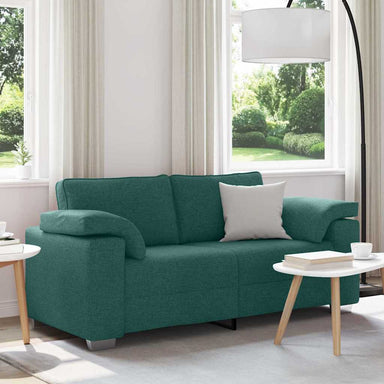 Loveseat Donkergroen 180 cm Stof