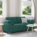 Loveseat Donkergroen 180 cm Stof
