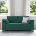 Loveseat Donkergroen 180 cm Stof