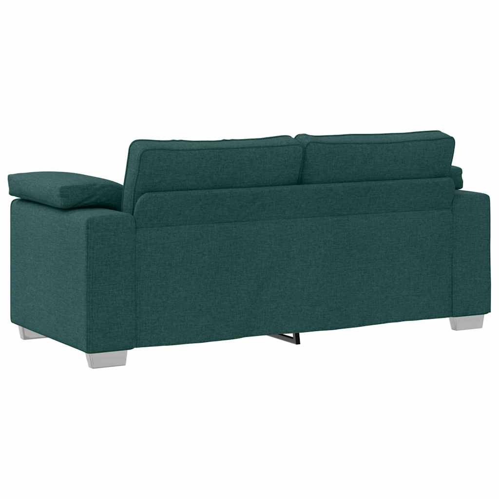 Loveseat Donkergroen 180 cm Stof