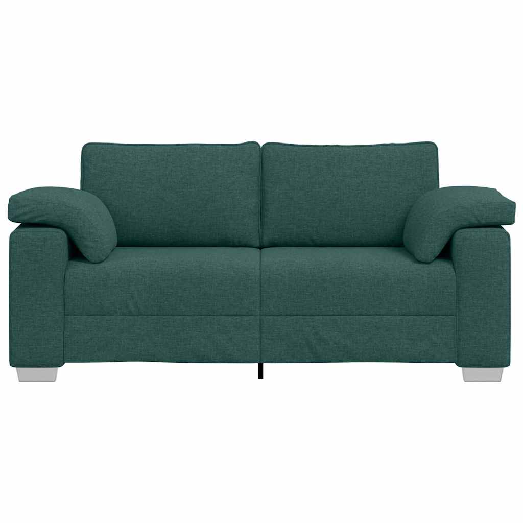 Loveseat Donkergroen 180 cm Stof