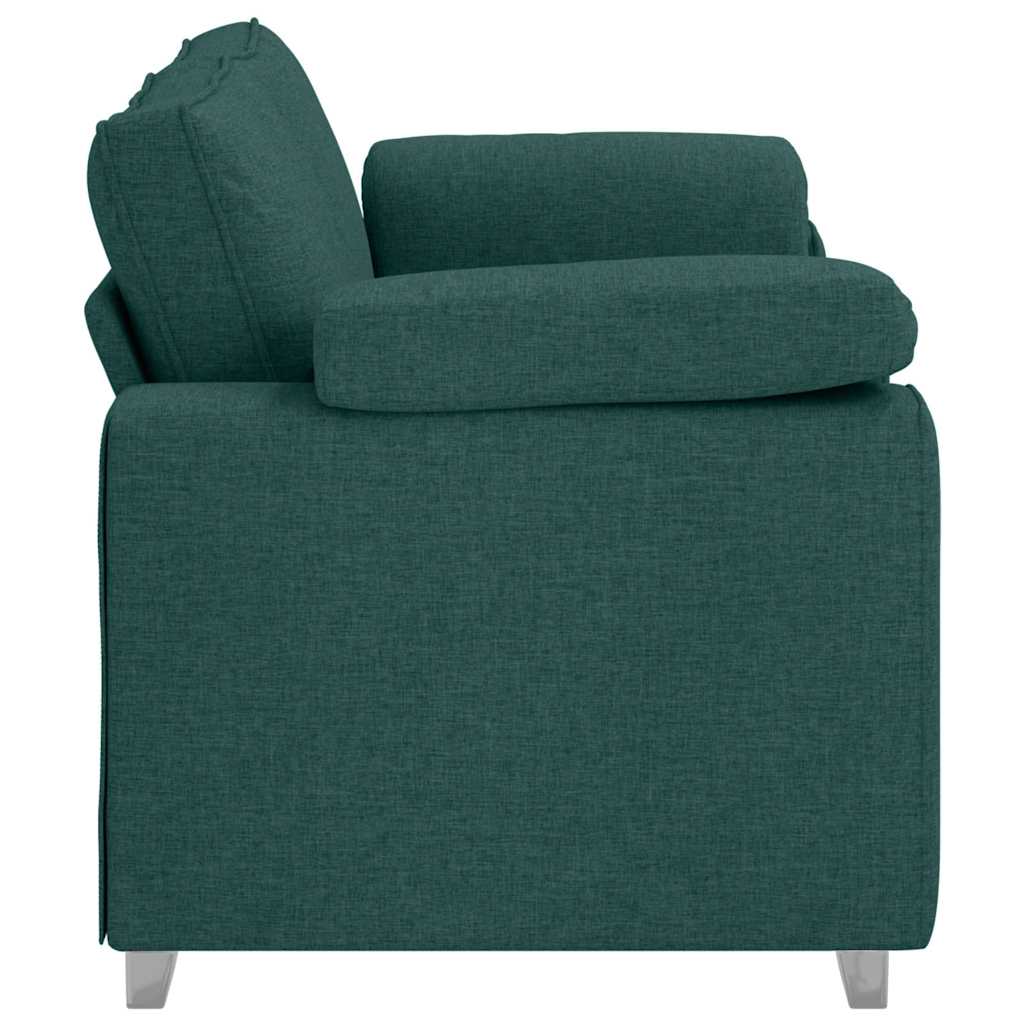 Loveseat Donkergroen 180 cm Stof