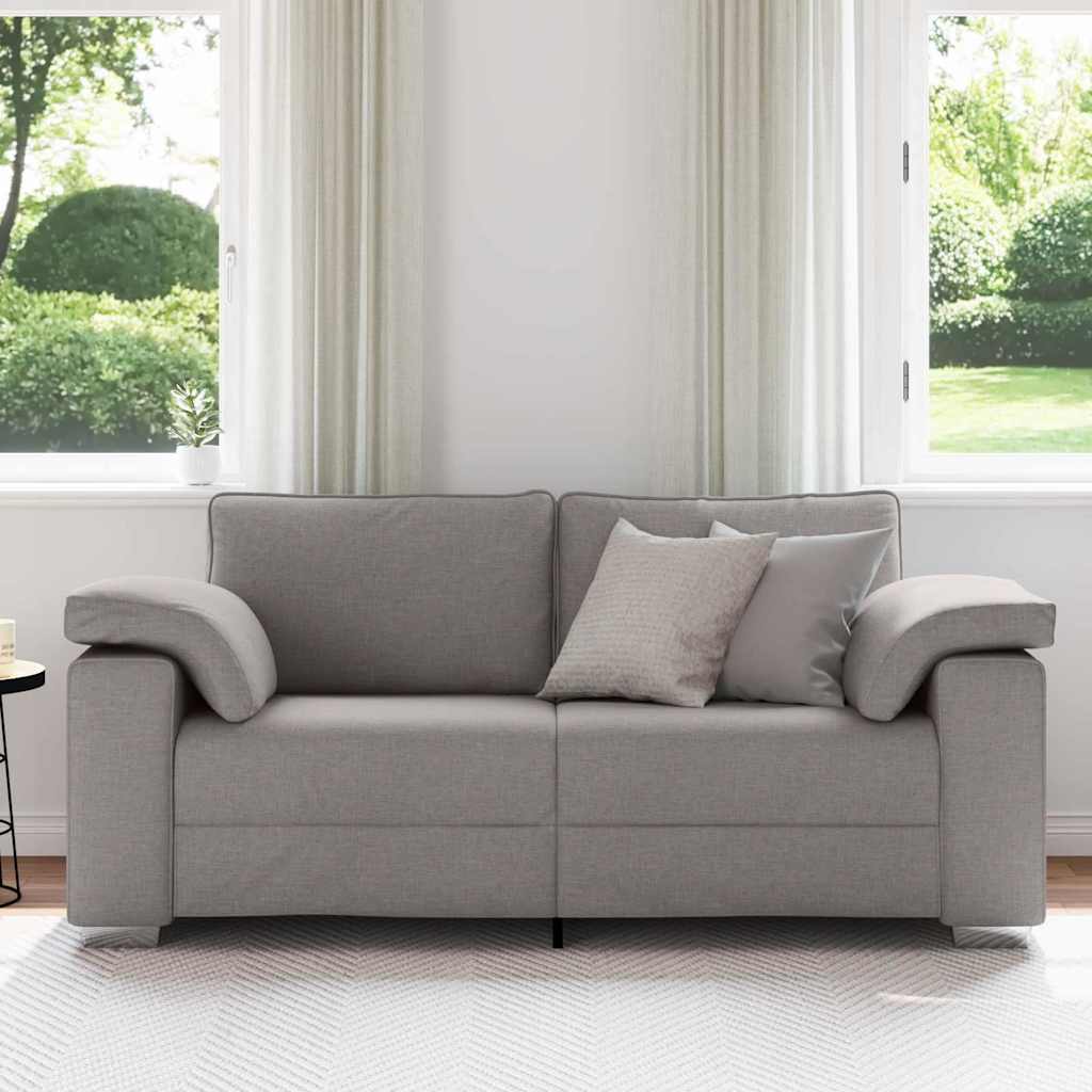 Loveseat Taupe 180 cm Stof