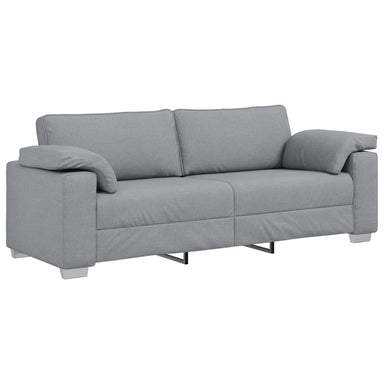 3-Zits Bank Lichtgrijs 220 cm Stof