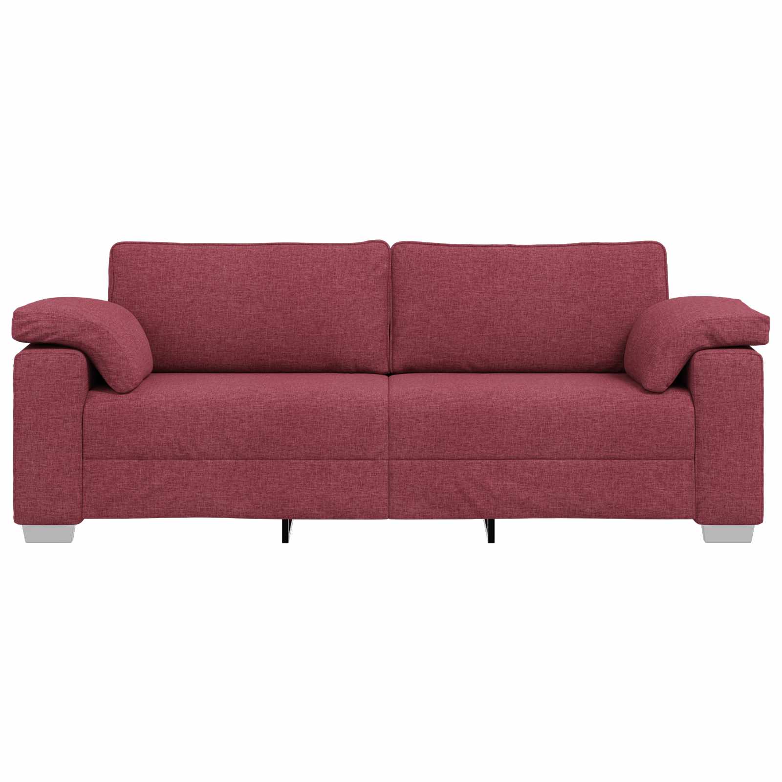 3-Zits Bank Wijnrood 220 cm Stof