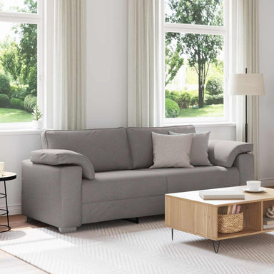 3-Zits Bank Taupe 220 cm Stof