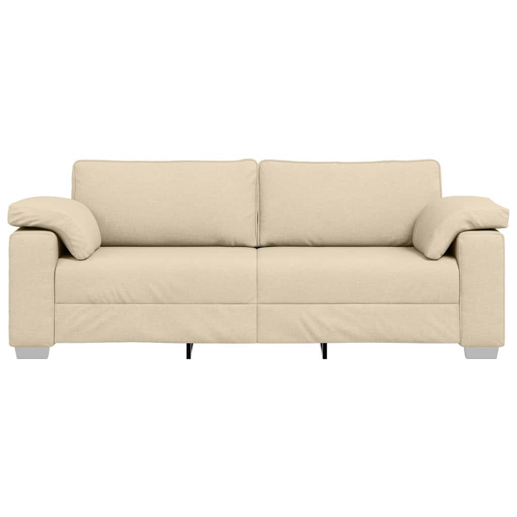 3-Zits Bank Crème 220 cm Stof