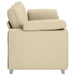3-Zits Bank Crème 220 cm Stof