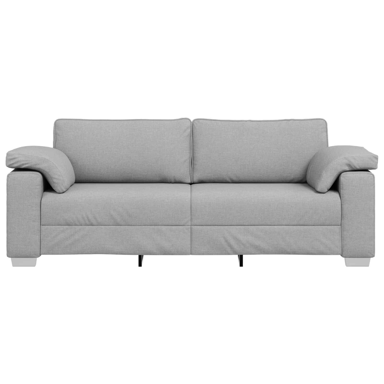 3-Zits Bank Wolkengrijs 220 cm Stof
