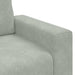 Fauteuil 100x77x82 cm fluweel lichtgrijs