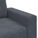 Fauteuil 100x77x82 cm fluweel donkergrijs