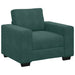 Sofastoel Donkergroen 100x77x82 cm Fluweel