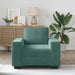 Sofastoel Donkergroen 100x77x82 cm Fluweel