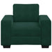 Sofastoel Donkergroen 100x77x82 cm Fluweel