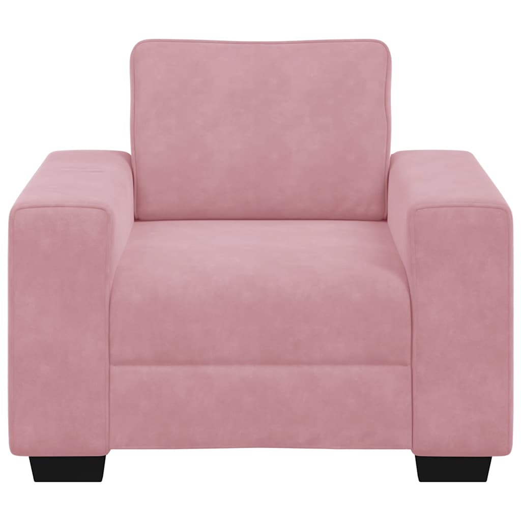 Sofastoel Roze 100x77x82 cm Fluweel