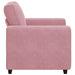 Sofastoel Roze 100x77x82 cm Fluweel
