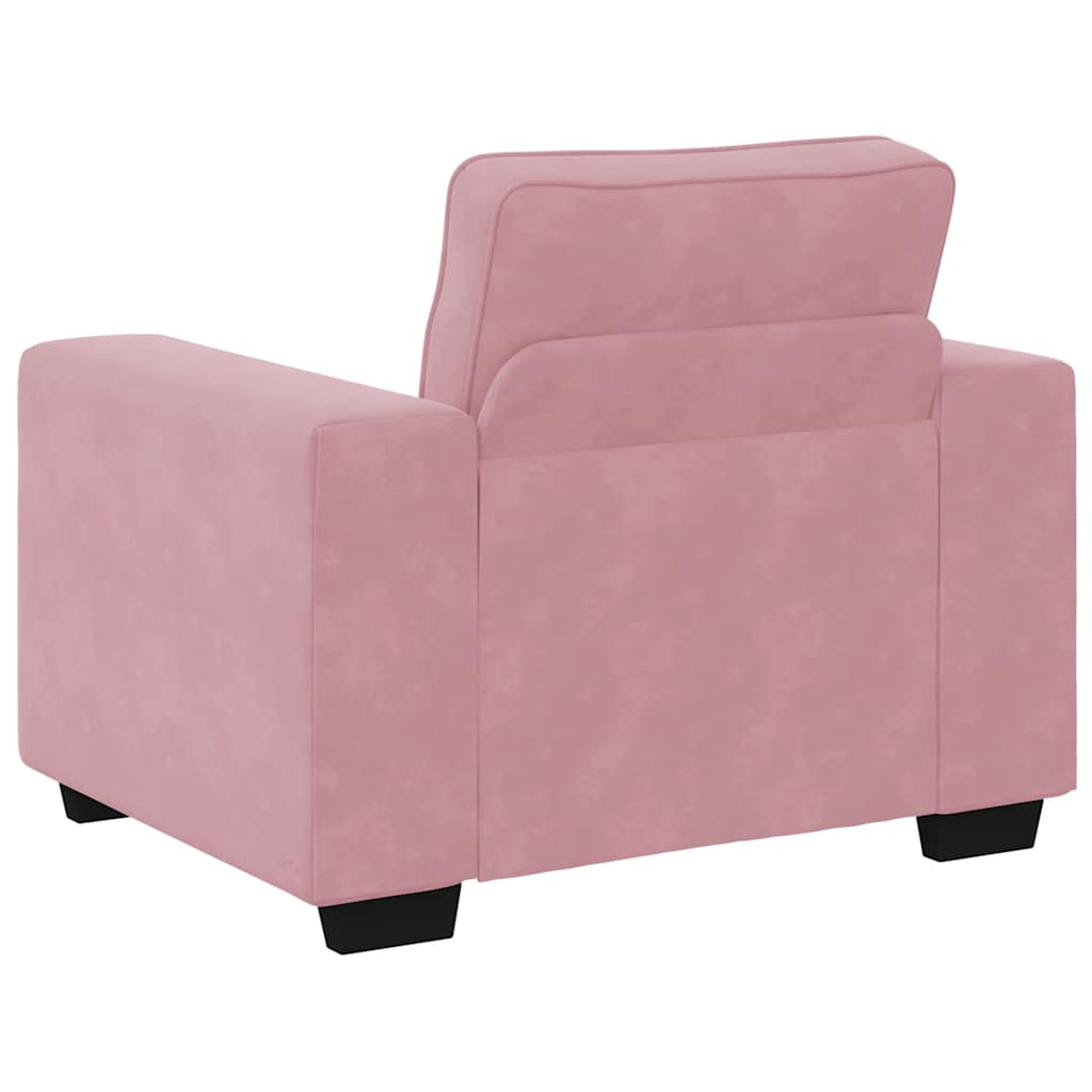 Sofastoel Roze 100x77x82 cm Fluweel