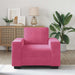 Sofastoel Wijnrood 100x77x82 cm Fluweel