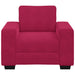 Sofastoel Wijnrood 100x77x82 cm Fluweel