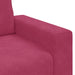 Sofastoel Wijnrood 100x77x82 cm Fluweel