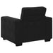 Fauteuil 100x77x82 cm fluweel zwart