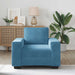 Sofastoel Blauw 100x77x82 cm Fluweel