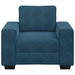 Sofastoel Blauw 100x77x82 cm Fluweel