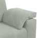 Loveseat bank 160x77x82 cm fluweel lichtgrijs