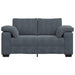 Loveseat bank 160x77x82 cm fluweel donkergrijs